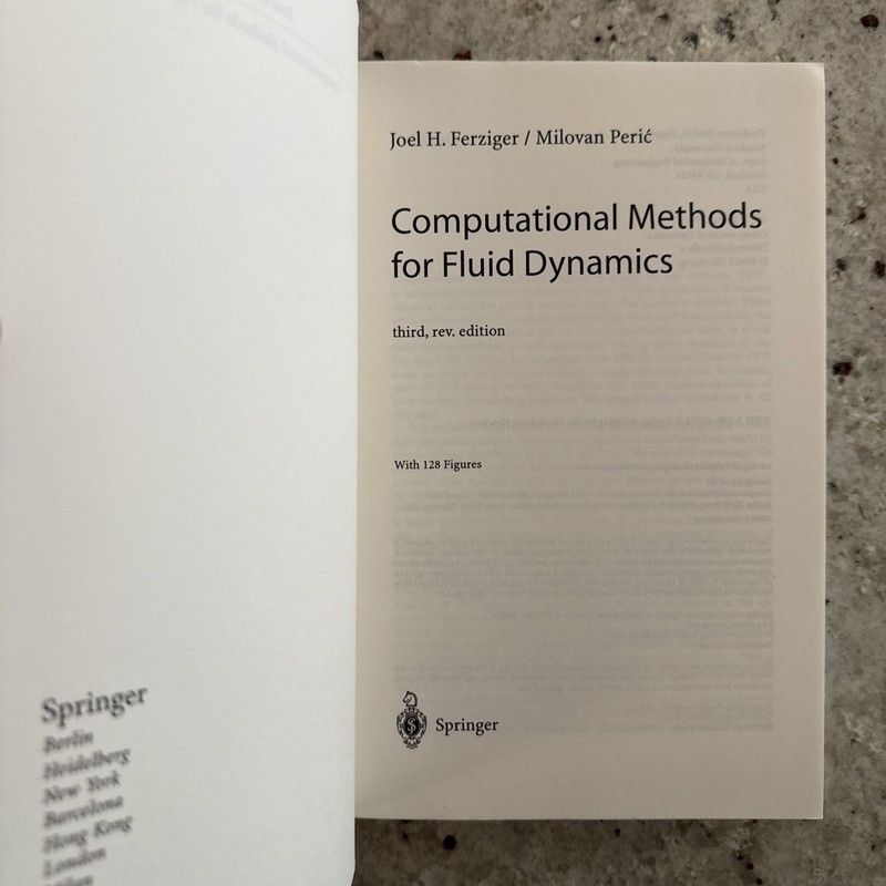 Computational Methods for Fluid Dynamics by Joel H. Ferziger and Milovan... gallery
