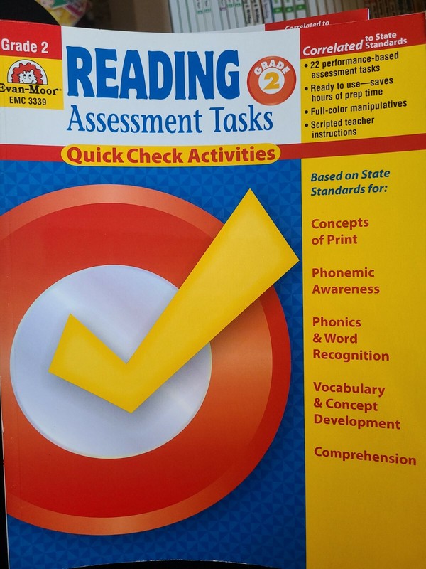 READING ASSESSMENT TASKS, GRADE 2 By Nancy Gist & Becki Dios **Mint Condition**