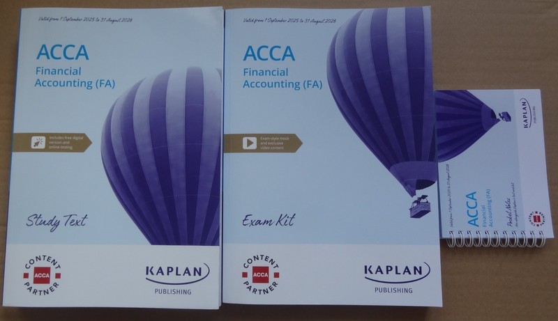 Kaplan ACCA Financial Accounting: Study Materials: Sept 2025 to August 2026