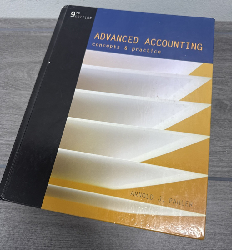 9th HC Advanced Accounting: Concepts and Practice 2006 Pahler