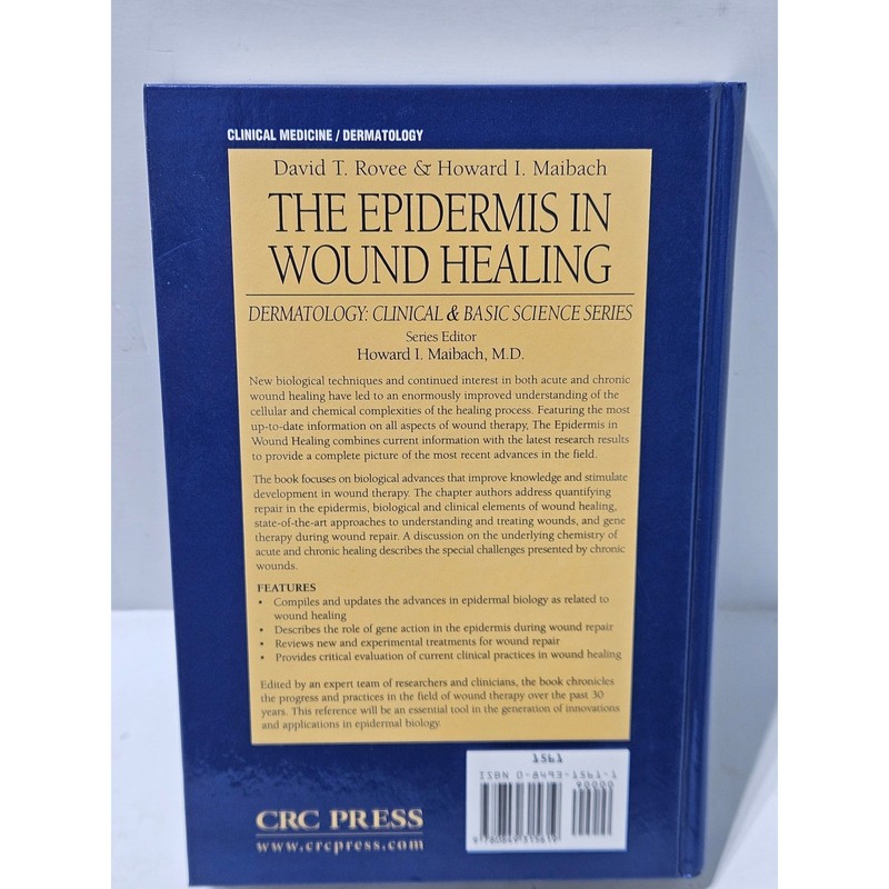 The Epidermis in Wound Healing Dermatology Clinical CRC Press Hardcover gallery