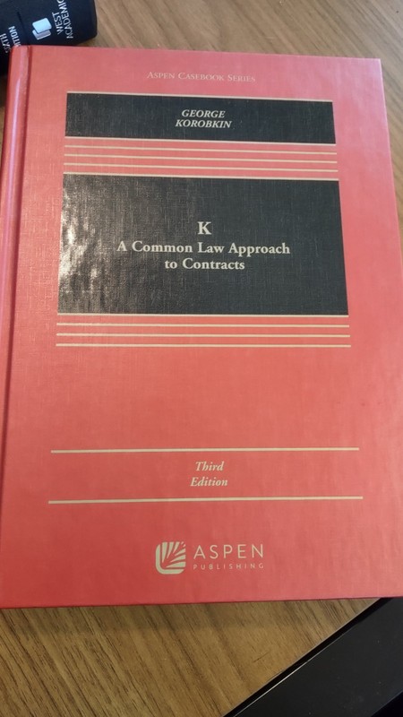 K: A Common Law Approach to Contracts, 3rd ed. – LIKE NEW – NO ACCESS CODE
