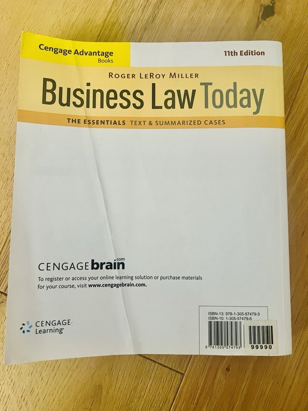Mindtap Course List Ser.: Cengage Advantage Books: Business Law Today, the... gallery