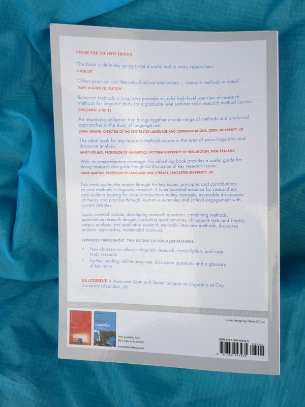 Research Methods in Linguistics: Second Edition Paperback / softback Book The gallery