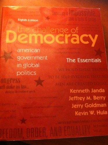 The Challenge of Democracy: The Essen…, Hula, Kevin W