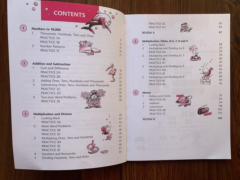 Primary Singapore Math Mathematics 3A & 3B Textbook - Brand New gallery