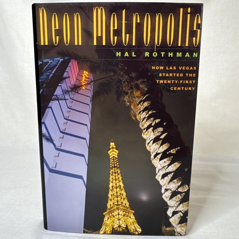 Signed Neon Metropolis Hal Rotham 2002 Hardcover Used Book 1st Edition Vintage