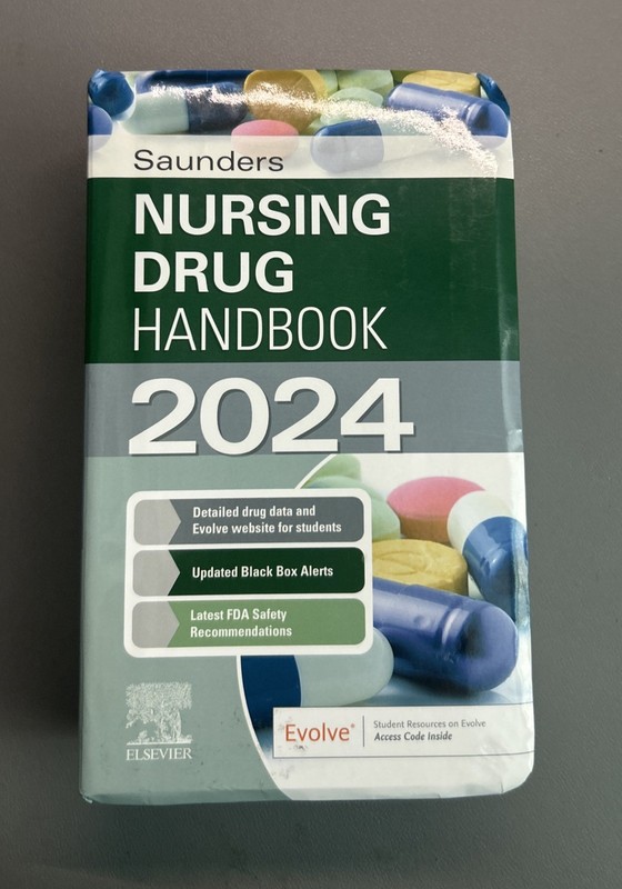 Saunders Nursing Drug Handbook 2024 by Robert Kizior and Keith Hodgson