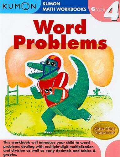 Word Problems Grade 4 (Kumon Math Workbooks) – Paperback – VERY GOOD