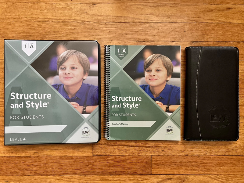 IEW Teaching Writing-Structure &Style Teacher’s Manual 1A 24 DVDs Year 1-Level A