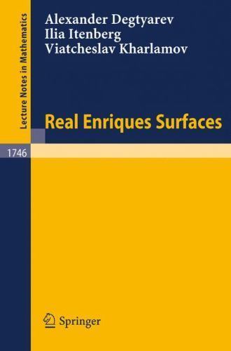 Real Enriques Surfaces (Lecture Notes in Mathematics, 1746)