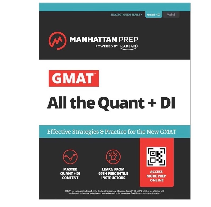 GMAT All the Quant + DI: Effective Strategies & Practice for the new GMAT **NEW*