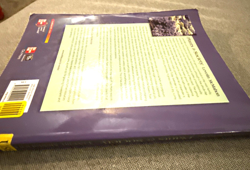 Plants and Society by Levetin, Estelle paperback Book gallery