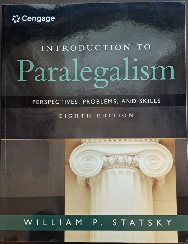 Introduction to Paralegalism: Perspectives, Problems and Skills (MindTap Cou…