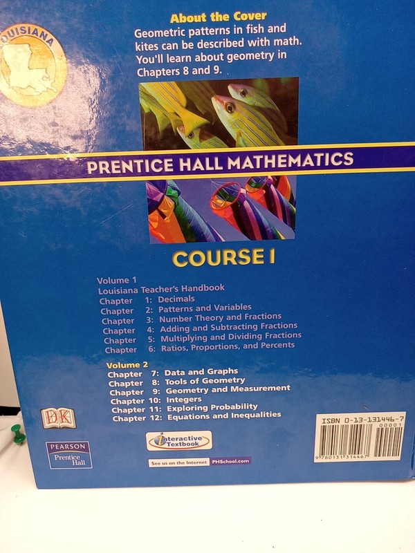 Prentice Hall Mathematics Course 1 - Louisiana Teachers Edition Vol 1 + 2 (HC) gallery