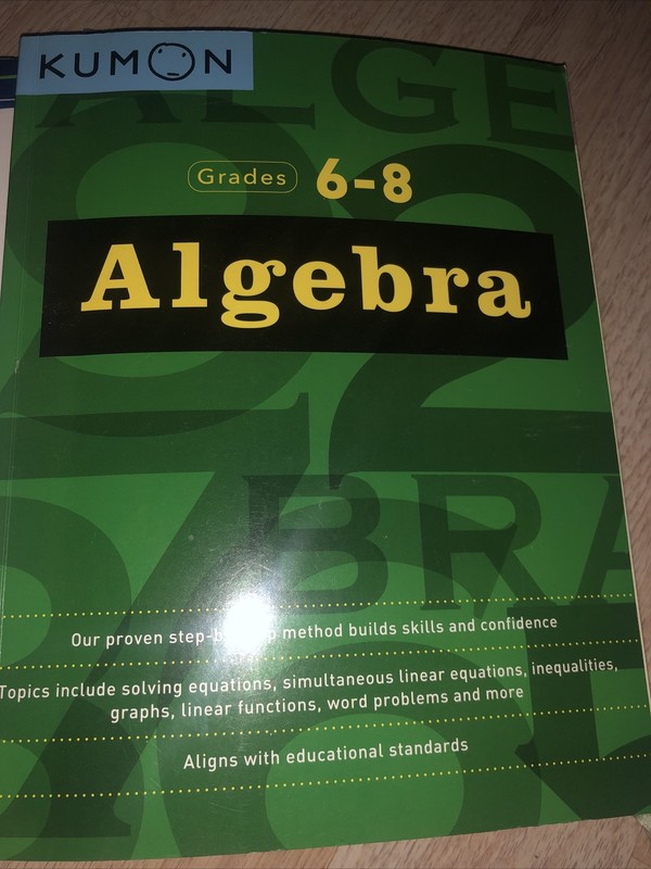 Algebra by Kumon (2016, Trade Paperback)