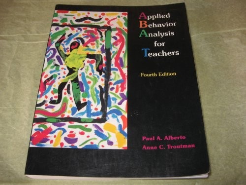 Applied Behavior Analysis for Teach…, Troutman, Anne