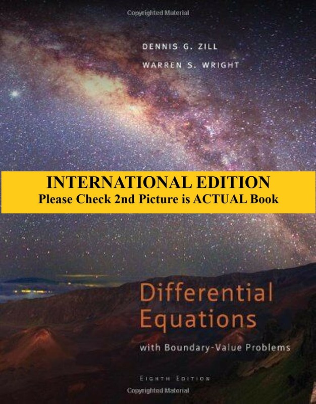 5-8DAYS DELIVERY- Differential Equations with Boundary-Value Problems, 8th Int’l
