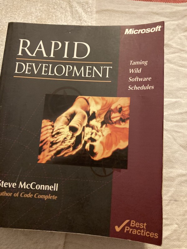 Developer Best Practices Ser.: Rapid Development by Steve McConnell (1996, Trade