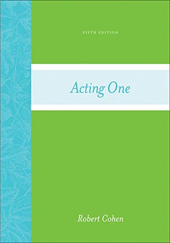 ACTING ONE By Robert Cohen *Excellent Condition*