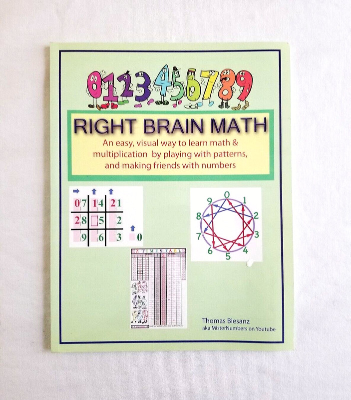 Right Brain Math: A Fun Easy Visual Approach to Math – Thomas Biesanz Mr Numbers