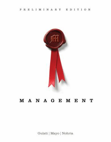 Management, Preliminary Edition (New 1st Editions in Management), USED-Very Good