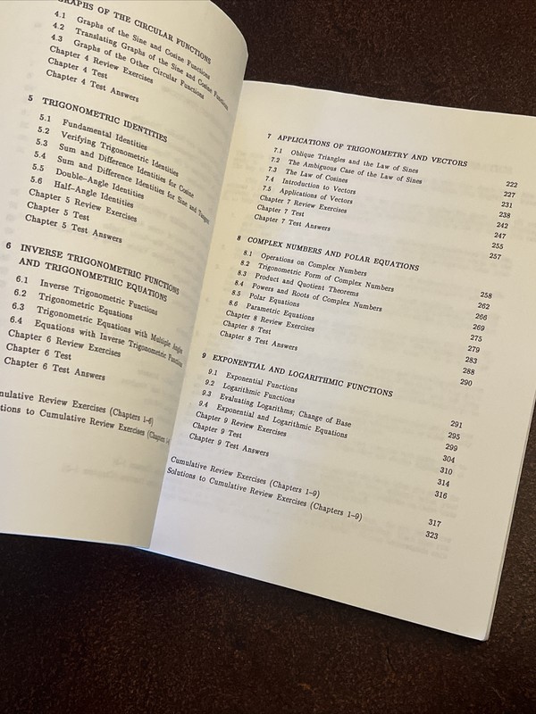 Trigonometry Student Solutions Manual by Lial, Margaret L. gallery