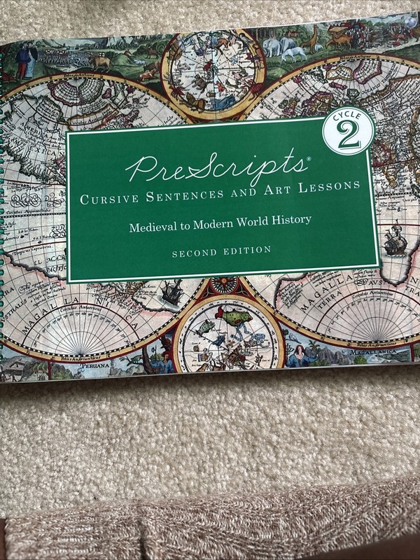 Classical Conversations Prescripts Cycle 3 Cursive Sentences And Art Lessons