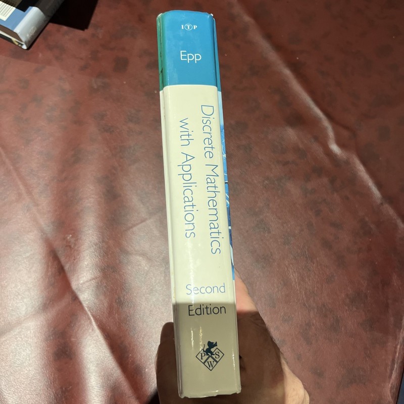 Discrete Mathematics with Applications, 2nd Ed by Susanna S. Epp (1995 HC no DJ) gallery