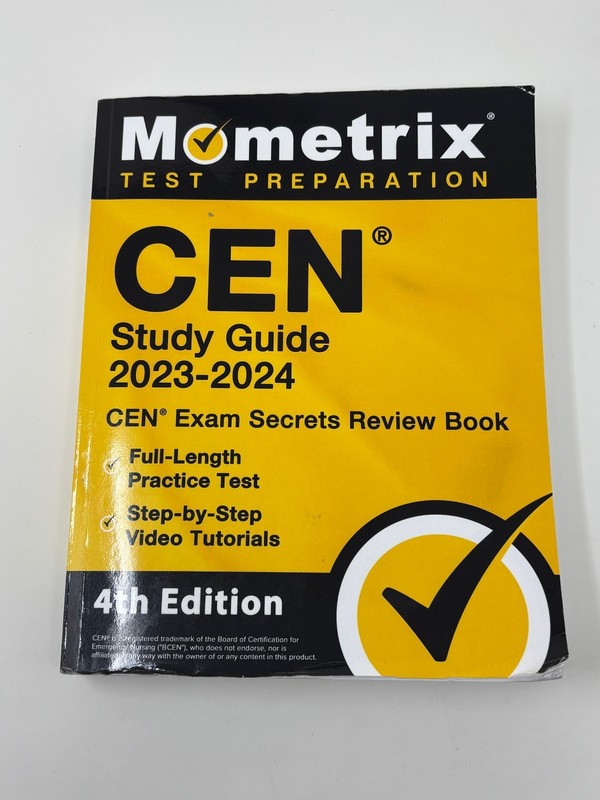 Mometrix CEN Study Guide 2023-2024 CEN Exam Secrets Review Book 4th Edition