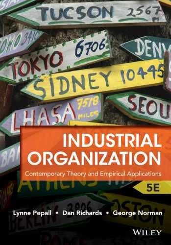 Industrial Organization: – Paperback, by Pepall Lynne; Richards – Very Good