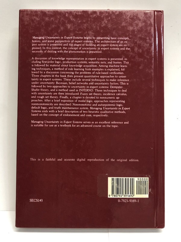 Managing Uncertainty in Expert Systems by Grzymala-Busse, Jerzy W. gallery