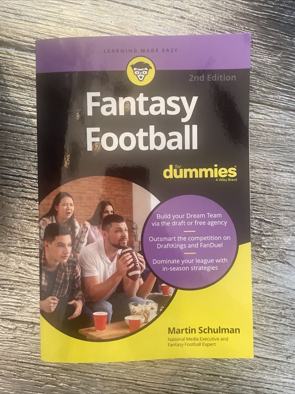 Fantasy Football For Dummies, 2nd Edition by Schulman, Martin L. [Paperback]
