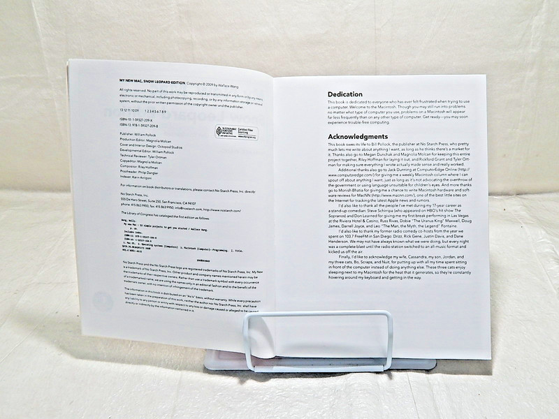 My New Mac Snow Leopard Edition Wallace Wang 2009 PB Book Mac OS X 10.6 Guide gallery