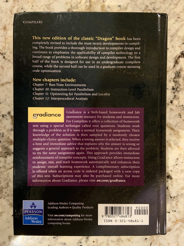 Compilers: Principles, Techniques, and Tools by Aho, Lam, Sethi, Ullman (2nd ed) gallery