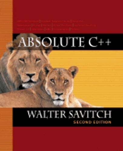 Absolute C++ by Walter Savitch: Used