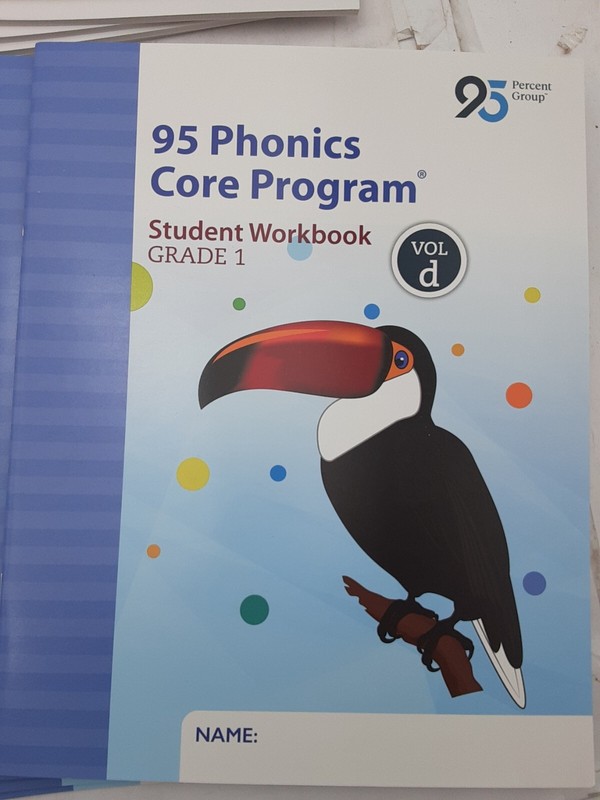 95 Phonics Core Program, Gr 1-Student Wkbk Set (A,B.C,D) for 5 Students-20 books gallery