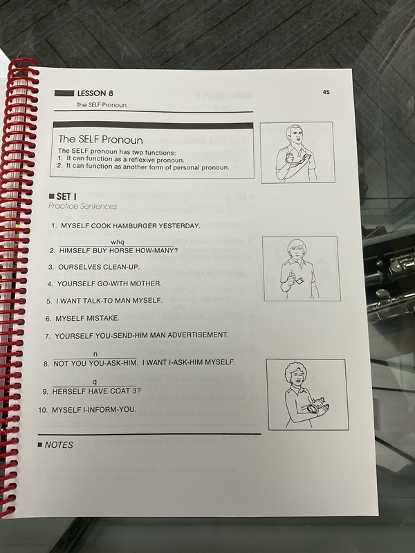 A Basic Course in American Sign Language Humphries 2nd (2 Books) Spiral 2012 T.J gallery