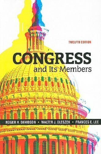 Congress and Its Members – paperback, Roger H Davidson, 9780872899674, new