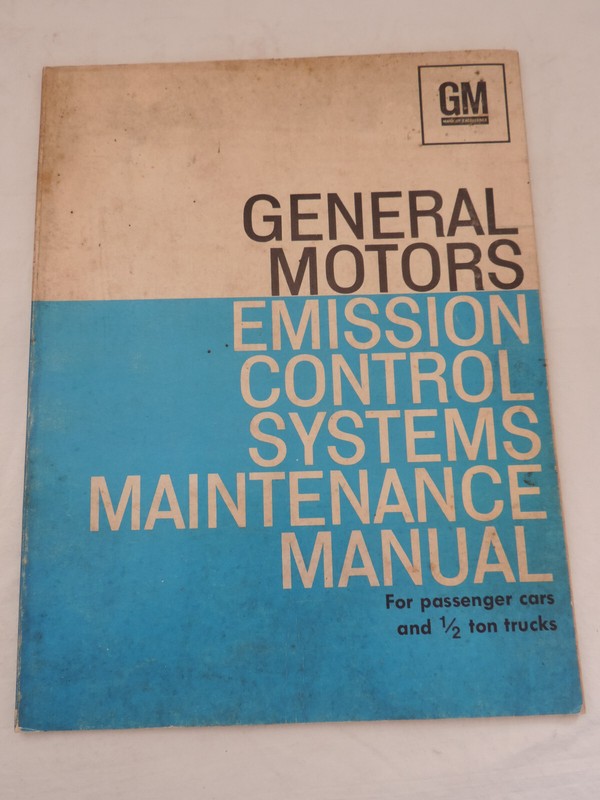 1972 General Motors Emission Control Systems Maintenance Manual