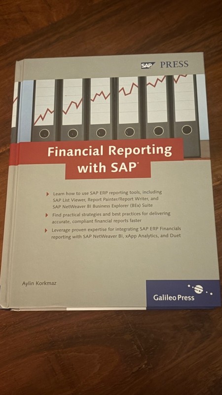 FINANCIAL REPORTING WITH SAP 1ST EDITION BY KORKMAZ, AYLIN – Hardcover EXCELLENT