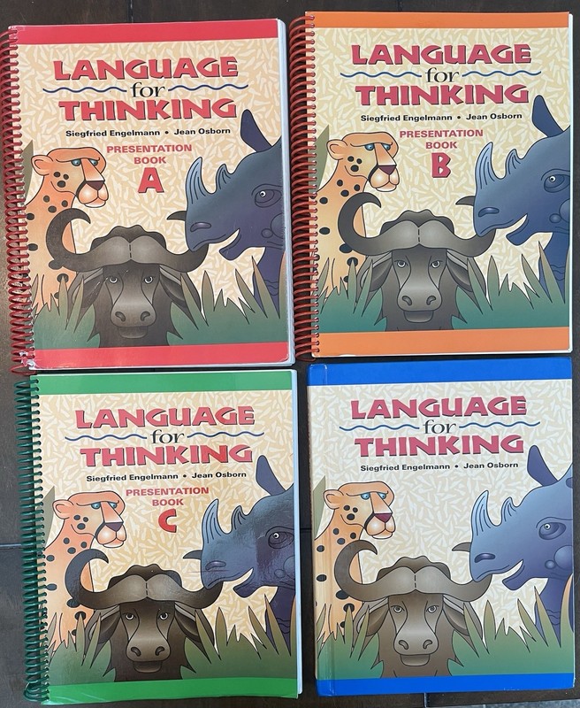 Language for Thinking BUNDLE – Presentation Books A, B, C, Student Picture Book
