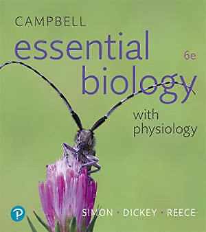 Campbell Essential Biology – Paperback, by Simon Eric; Dickey – Acceptable n