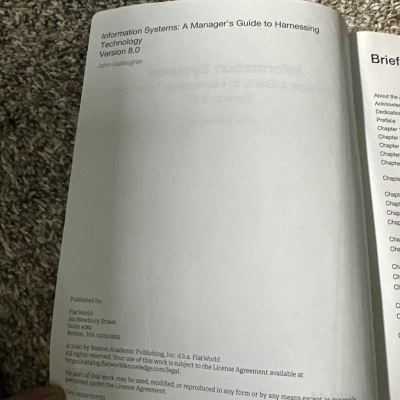 Information Systems: A Manager’s Guide to Harnessing Technology 2020 Flatworld gallery