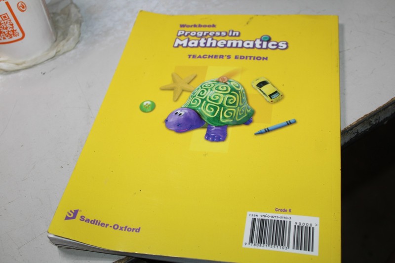 Progress in Mathematics: Kindergarten - Paperback Teacher's Ed sadlier - Unused gallery