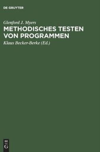 Methodisches Testen Von Programmen