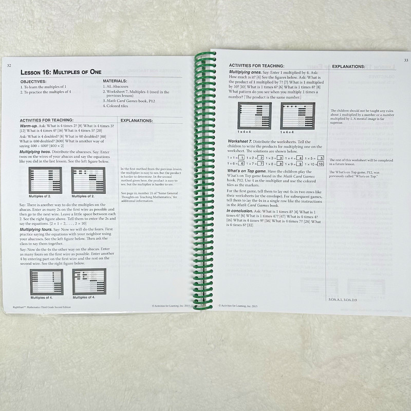 RightStart Math Grade 3 Set Lessons Worksheets Abacus 2nd Edition Homeschool Ed gallery