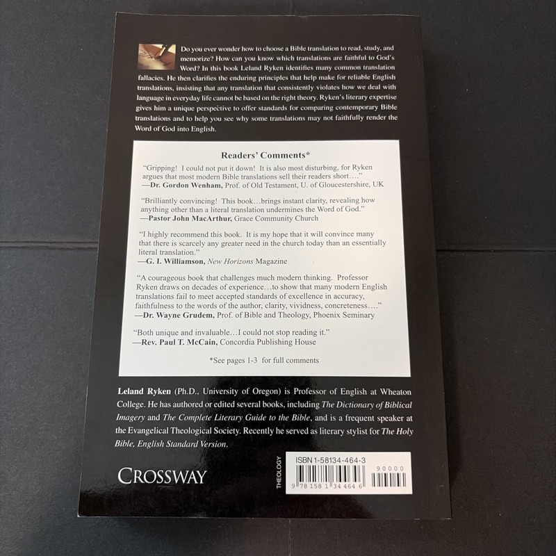 Word of God in English: Criteria for Excellence in Bible Transl. by Leland Ryken gallery