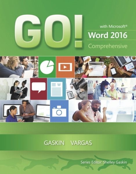 Go! With Microsoft Word 2016, Paperback by Gaskin, Shelley; Vargas, Alicia, U…