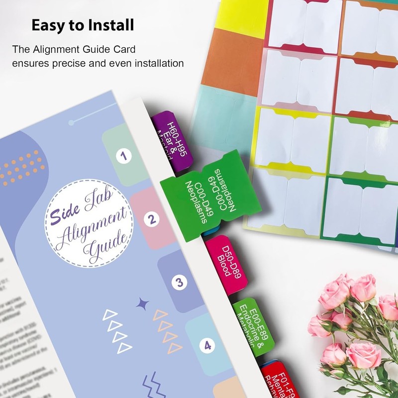 Comprehensive 2026 CPT & ICD-10-CM Index Tabs - Easy Application & Repositioning gallery